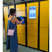 Casillero de Lavandería Inteligente de Autoservicio para la Comunidad Escolar, Estructura Ensamblada, Diseño de Tamaño Personalizado, Sistema Multi-idioma