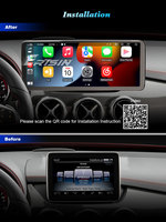 Erisin ES47B50L Pantalla Táctil Android 16 Qualcomm de 12.3 Pulgadas para Coche, GPS para el Tablero de Mercedes-Benz Clase B W246, Estéreo APS, Reproductores MP3/MP4 con WiFi 4G