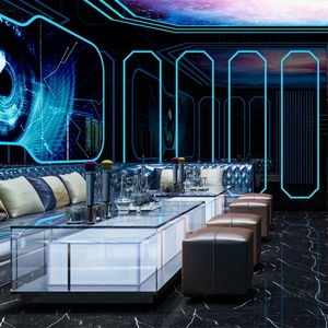 Mesa de <span class=keywords><strong>Centro</strong></span> Moderna con Logotipo Personalizado para KTV, Club Nocturno, <span class=keywords><strong>Bar</strong></span> de Shisha, Mesa de Vidrio Templado Luminosa con LED para <span class=keywords><strong>Bar</strong></span> <span class=keywords><strong>en</strong></span> Casa - Product Image 3