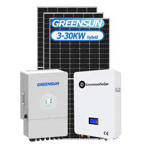 Eco Friendly Design Hybrid Off Grid Storage Systems 3kw 5kw 10kw 15kw 20kw 30kw Complete Home Solar Energy System