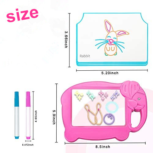 Портативная стираемая Волшебная Светодиодная доска для рисования, Детская светящаяся доска для письма
