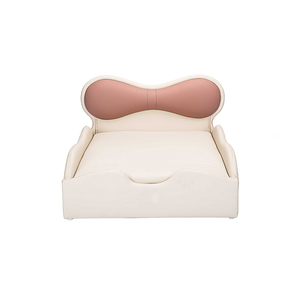 Cama para mascotas personalizable con estilo 2024, algodón lavable suave de lujo con piel sintética de goma de terciopelo, diseños para mascotas pequeñas - Product Image 5