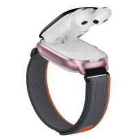Jam Tangan Pintar 2 in 1 TWS dengan Earbud Nirkabel Terintegrasi, Panggilan BT, Pemutar Musik, Monitor Detak Jantung, Monitor Tidur, Pedometer, Smartwatch Olahraga dan Kebugaran