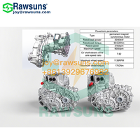 Rawsuns 4WD SUV 4-en-1 groupe motopropulseur électrique deux moteurs PMSM boîte de vitesses différentiel SUV Buggy EV Kit de conversion CV Axle