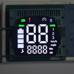 Display LED a 7 Segmenti Personalizzato per Schermo di Veicoli Elettrici, Antiriflesso, Visibilità Chiara, Indicatore Digitale di Velocità e Potenza per Veicoli a Due Ruote - Product Image 2