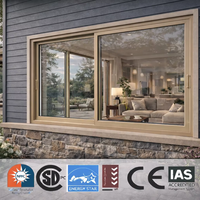 Fenêtre à battant en aluminium sur mesure pour maison moderne, fenêtre de villa insonorisée et écoénergétique