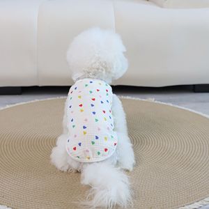 Factory Breathable Anti Static Sleeveless Pet Shirt Pure Cotton Dog Vest Puppy Tank <b>Top</b> For Small Dogs - Product Image 3