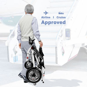 Carrozzina Elettrica per Adulti in Alluminio con Telecomando, Pieghevole, Leggera e Portatile da Viaggio, Ultra Leggera ed Economica - Product Image 3