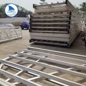 Los barcos <span class=keywords><strong>de</strong></span> fibra <span class=keywords><strong>de</strong></span> vidrio <span class=keywords><strong>de</strong></span> pesca barco pontón <span class=keywords><strong>de</strong></span> aluminio pontón flotante cubiertas <span class=keywords><strong>para</strong></span> barco - Product Image 2