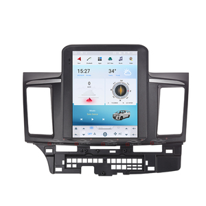 Pour Tesla Style Carplay Android <span class=keywords><strong>Auto</strong></span> pour Mitsubishi Lancer 2007-2013 voiture Android 2 Din Radio multimédia lecteur vidéo <span class=keywords><strong>Auto</strong></span> stéréo - Product Image 1