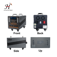 Station d'alimentation portable JTH//2500W 3000Wh LiFePO4 avec panneau solaire 200W, onduleur à onde sinusoïdale pure MPPT pour le camping et la sauvegarde d'urgence