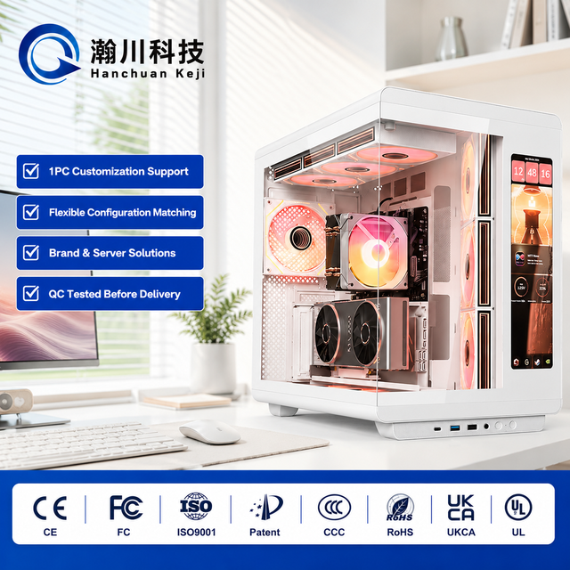 RTX 5070 12GB Intel Core I5 I7 Custom Gaming PC 32GB DDR5 1TB SSD Optional OEM ODM Desktop Computer PC