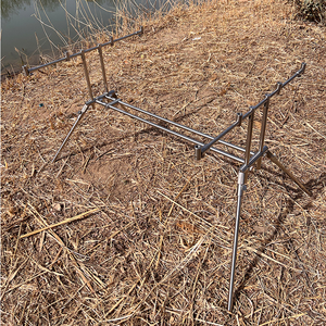 Rod Pod Portable en Acier Inoxydable <span class=keywords><strong>pour</strong></span> la Pêche à la <span class=keywords><strong>Carpe</strong></span>, <span class=keywords><strong>Support</strong></span> Pliant et Télescopique Réglable <span class=keywords><strong>pour</strong></span> Accessoires et Matériel de Pêche en Lac - Product Image 6