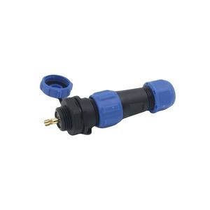 Водонепроницаемый авиационный разъем IP68 для сварки, адаптер LD13 LD20, штекер-гнездо, <span class=keywords><strong>2</strong></span>/<span class=keywords><strong>3</strong></span> контакта, 5А/10А, 250В, корпус PA66, латунь - Product Image 1