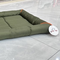 Großes Luxus-Hundebett aus Fleece, Tiefschlaf-Matratze für den Winter, Plüschweich und Langlebig, Abnehmbare Orthopädische Kistenmatte für Katzen