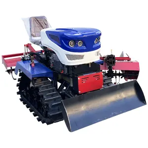 Crawler Rotary Tiller Water And Drought Fertilization Greenhouses Ditch Garden Orchard Management By Agricultural Tractor