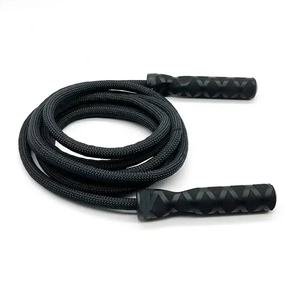 Tùy chỉnh crossfitness tập thể dục nặng sweatband trọng Grip bỏ qua Rope trọng jump rope với 10mm Dây thừng - Product Image 3