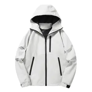 Hot Selling 2023 New Windproof Warm Waterproof Casual Softshell Punch Coat For Men With Pocket Jacket