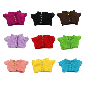 Vente en gros d'usine Mini jouet en peluche mignon de dessin animé 17 cm Poupée en coton Ensemble de vêtements et d'accessoires - Product Image 5