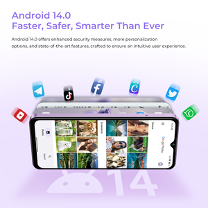 Ban đầu 5g Oukitel C2 điện thoại thông minh <span class=keywords><strong>4</strong></span> + 64GB 6.6 inch boe HD màn hình độ phân giải <span class=keywords><strong>Android</strong></span> 15 đảo ngược sạc Octa lõi GPS điện thoại di động - Product Image 3