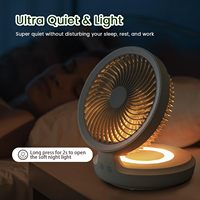 Corée Japon Mini ventilateur de bureau ventilateurs muraux refroidisseur d'air pliable Usb ventilateurs de table portables et rechargeables avec télécommande