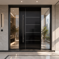 Portail de Sécurité Moderne en Alliage d'Aluminium de Luxe pour Villa, Jardin, Allée d'Entrée, Coulissant, Battant, Extérieur, Anti-Vol, Grille Dorée