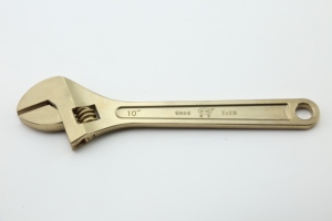 Aluminum Bronze Non-sparking No Spark Safety Tools Explosion-proof Wrench <strong>Adjustable</strong> <strong>Spanner</strong> 150mm 6in Explosive Hazardous Area - Product Image 6