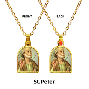 Colgante Conmemorativo Religioso de San Pedro GIVELUCK, Simboliza la Dedicación y la Fe - Product Image 3