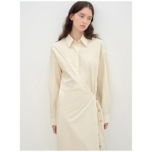 Robe chemise ample en coton longues fibres à double patte de boutonnage « Romantic Vibes » - Product Image 1