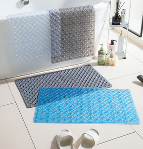 Tapis de Massage à épurateur de pied de douche en PVC à séchage rapide Design de gaufre antidérapant Motif de vague moderne Efficace pour le <span class=keywords><strong>bain</strong></span> <span class=keywords><strong>moussant</strong></span> de salle de <span class=keywords><strong>bain</strong></span> - Product Image 2