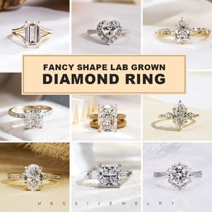 Messi Jewelry 18k 1.5ct <b>Cushion</b> Cut Women Jewelry <b>Ring</b> Luxury Engagement <b>Ring</b> Style Lab Diamond <b>Ring</b> - Product Image 5