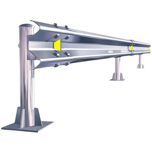 Barrière routière Shunyi à double vague Q235 465mm argentée GR-C4E pour autoroute, route rurale et voie ferrée - Product Image 5