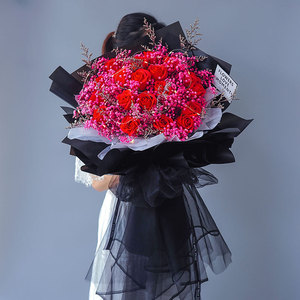Fleurs décoratives, savon à haleine de bébé, mélange de roses, Bouquet de fleurs séchées et conservées pour mariage, <span class=keywords><strong>cadeau</strong></span> de saint-valentin, fête <span class=keywords><strong>des</strong></span> mères - Product Image 3