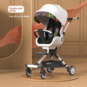 Passeggino JRQ Personalizzabile di Alta Qualità, Seduta Reclinabile Pieghevole in PU, Capacità di Carico 20KG, in Lega di Alluminio, Personalizzabile - Product Image 6