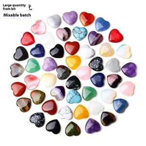 Adorno <span class=keywords><strong>de</strong></span> Cuarzo Rosa, Modelo Artesanal <span class=keywords><strong>de</strong></span> Piedra Preciosa Natural para Uso Decorativo Tallado DIY Transfronterizo, Piedra <span class=keywords><strong>de</strong></span> Cristal en Forma <span class=keywords><strong>de</strong></span> Corazón <span class=keywords><strong>de</strong></span> 20mm - Product Image 2