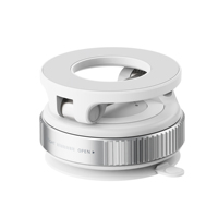 Support de téléphone magnétique rotatif à 360° en alliage, pliable, pour bureau et voiture, avec hauteur réglable pour pare-brise et tableau de bord