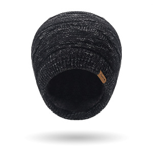 Winter Hat And Scarf Set For Men Women Knitted Acrylic Wool With Fleece Lining Warm Cycling Hat Neck Protector 56-58Cm - Product Image 1