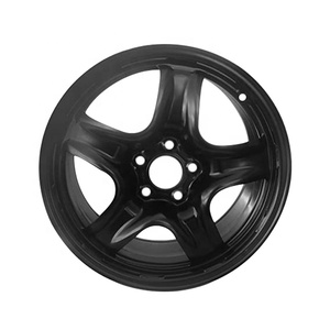 Roue en acier OEM de remplacement 16X6.5 en acier inoxydable noir peint R16 5x110mm PCD pour voiture de tourisme uniquement 4x4 tout-terrain - Product Image 3