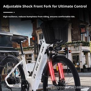 <span class=keywords><strong>Bicicleta</strong></span> Eléctrica con Batería de Litio, Cuadro de Acero, Motor sin Escobillas de 250W 36V, Frenos de Disco, Suspensión Completa, <span class=keywords><strong>Bicicleta</strong></span> Eléctrica para Adultos - Product Image 2