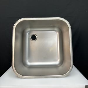 VICTORY KITCHEN Évier de cuisine carré fait à la main en acier inoxydable de haute qualité pour fournitures d'hôtel et de restaurant - Product Image 4