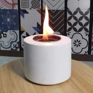 Vente en gros d'usine Cheminées artificielles en béton Top-Table Poêles Foyer au bioéthanol bon marché pour la fête pour l'acheteur commercial alimentaire - Product Image 1