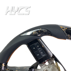 Accessoires d'intérieur de volant en fibre de carbone adaptés à <span class=keywords><strong>Chrysler</strong></span> 300 <span class=keywords><strong>300C</strong></span> 300S - Product Image 4