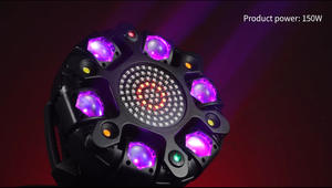 Nouvelle conception de projecteur à tête mobile à six yeux d'abeille LED, effet kaléidoscope avec bande LED matricielle pour spectacle de scène de concert - Product Image 4