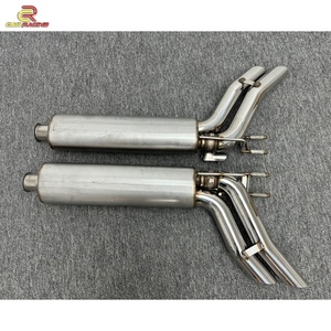 Tubo de Escape Estilo B de Acero Inoxidable 304 con Letras B para Mercedes Benz Clase G W464 G500 AMG G63 2018-2023 - Product Image 1