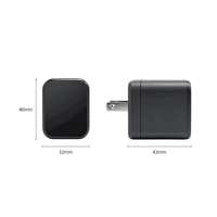 Pengisi Daya Gan Portabel 45W Pengisian Cepat dengan LCD, Steker Lipat, Pengenal Efisiensi Pengisian Cerdas, Pengisi Daya Dinding USB C