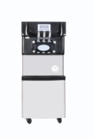 Nieuwe volautomatische Wiberda commerciële soft serve ijsmachine poeder dubbele mengbak melk water basis CE restaurant hotel 1