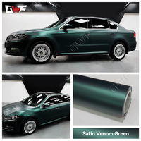 10 ans de garantie Satin venin vert couleur Ppf peinture Film de Protection auto-cicatrisant Anti jaune Tpu couleur Ppf Film voiture Wrap