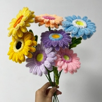 Tige torsadée YOPIN-7681 fleur finie chrysanthème africain nettoyeurs de tuyaux faits à la main fleurs décoration de la maison cadeau créatif