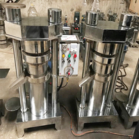 Presse à huile hydraulique automatique de qualité supérieure en acier inoxydable 304, presse à froid et à chaud pour huile de sésame, de noix de coco, extracteurs d'huile