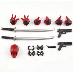 Nueva Llegada de la Serie Anime Yamaguchi # Figura de Acción Deadpool Roja 001, Juguetes de PVC S.H. <span class=keywords><strong>Figuarts</strong></span> Deadpool - Product Image 6